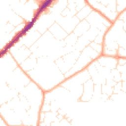 Daytime road noise heatmap for SN4 8BX