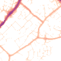Daytime road noise heatmap for SN4 8DG