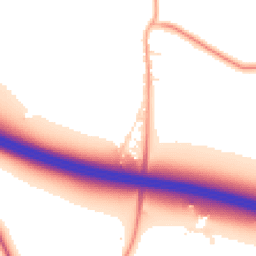 Daytime road noise heatmap for SN4 8EB