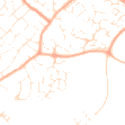 Daytime road noise heatmap for SN4 8FB