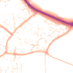 Daytime road noise heatmap for SN4 8LZ