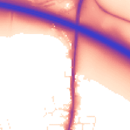 Daytime road noise heatmap for SN4 9AE