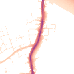 Daytime road noise heatmap for SN4 9AH