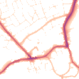 Daytime road noise heatmap for SN4 9AT