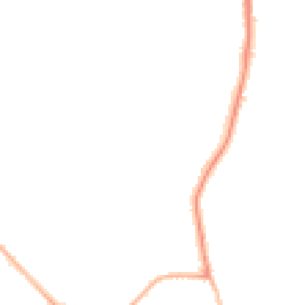 Night-time road noise heatmap for SN4 9BB