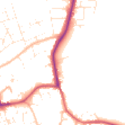Daytime road noise heatmap for SN4 9BJ