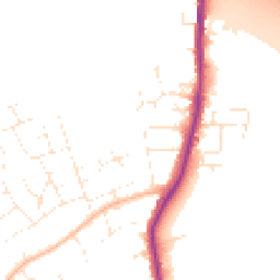 Daytime road noise heatmap for SN4 9BN