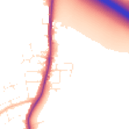 Daytime road noise heatmap for SN4 9BQ
