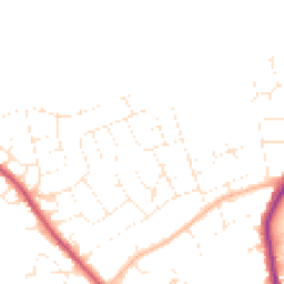 Daytime road noise heatmap for SN4 9DS