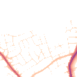 Daytime road noise heatmap for SN4 9DX