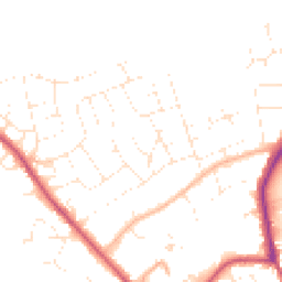 Daytime road noise heatmap for SN4 9EE