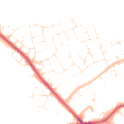 Daytime road noise heatmap for SN4 9HL