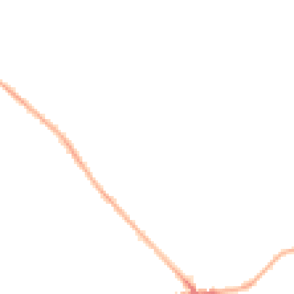 Night-time road noise heatmap for SN4 9HL