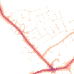 Daytime road noise heatmap for SN4 9HN