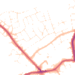 Daytime road noise heatmap for SN4 9HQ