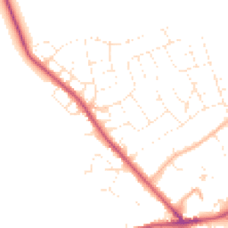 Daytime road noise heatmap for SN4 9HS
