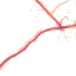 Daytime road noise heatmap for SN4 9JR