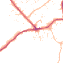 Daytime road noise heatmap for SN4 9JX