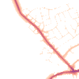 Daytime road noise heatmap for SN4 9LQ
