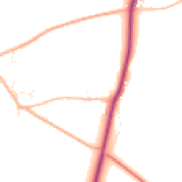 Daytime road noise heatmap for SN4 9PD