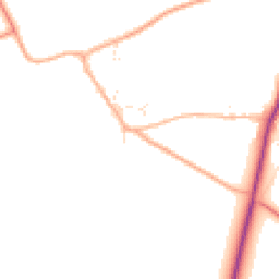 Daytime road noise heatmap for SN4 9PS