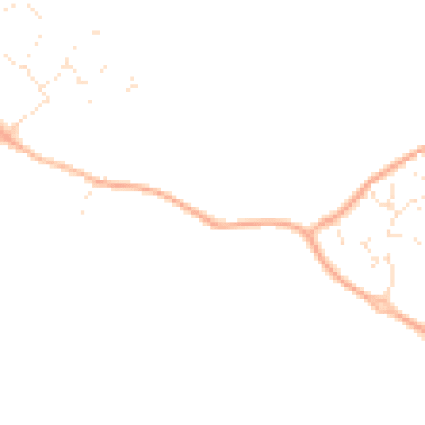 Daytime road noise heatmap for SN5 3ND
