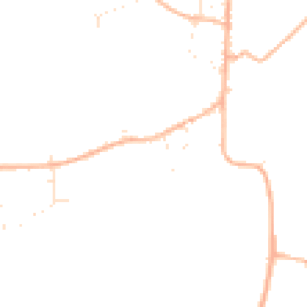 Daytime road noise heatmap for SN5 4AD
