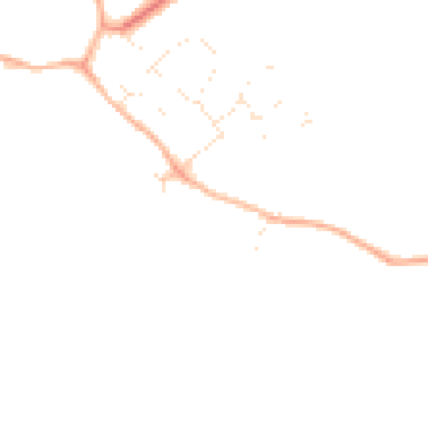 Daytime road noise heatmap for SN5 4BG