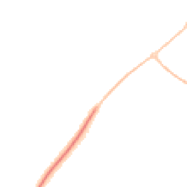 Night-time road noise heatmap for SN5 6BD