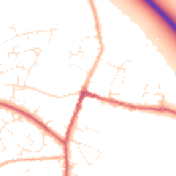 Daytime road noise heatmap for SN6 6AA