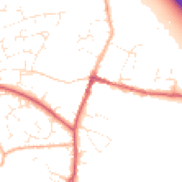 Daytime road noise heatmap for SN6 6AE
