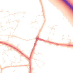 Daytime road noise heatmap for SN6 6AY