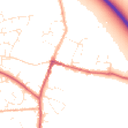 Daytime road noise heatmap for SN6 6AZ
