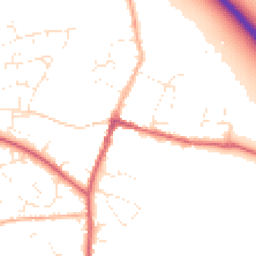Daytime road noise heatmap for SN6 6BA