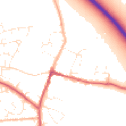 Daytime road noise heatmap for SN6 6BN