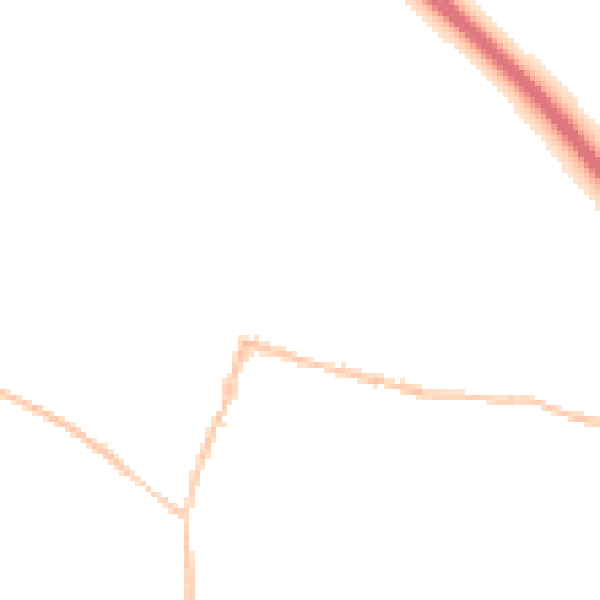Night-time road noise heatmap for SN6 6BN