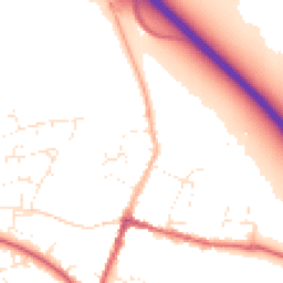 Daytime road noise heatmap for SN6 6DB
