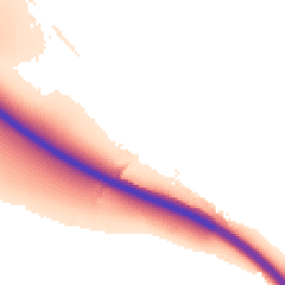 Night-time road noise heatmap for SN6 6DN