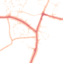 Daytime road noise heatmap for SN6 6EB