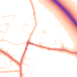 Daytime road noise heatmap for SN6 6EE