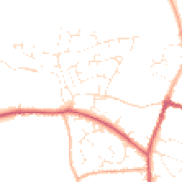 Daytime road noise heatmap for SN6 6EL