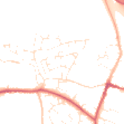 Daytime road noise heatmap for SN6 6FJ