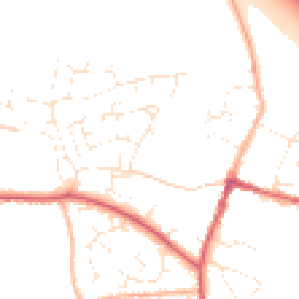 Daytime road noise heatmap for SN6 6FP