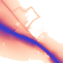 Daytime road noise heatmap for SN6 6JE