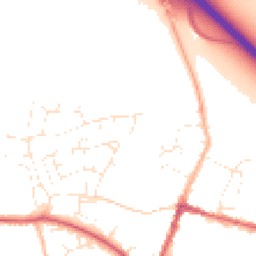 Daytime road noise heatmap for SN6 6NQ
