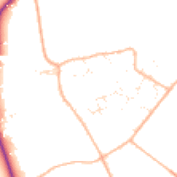 Daytime road noise heatmap for SN6 6NS