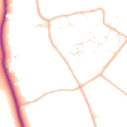 Daytime road noise heatmap for SN6 6NX