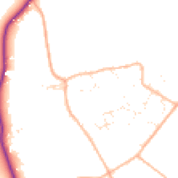 Daytime road noise heatmap for SN6 6PP