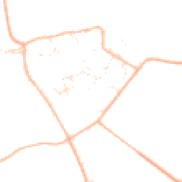 Daytime road noise heatmap for SN6 6PS