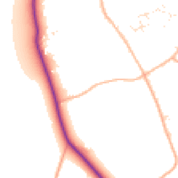 Daytime road noise heatmap for SN6 6PW
